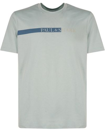 Paul & Shark T-shirt With Print Clothing - Grey