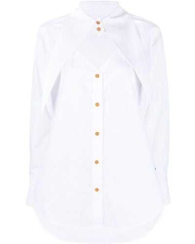 Vivienne Westwood Camicia destrutturata - Bianco