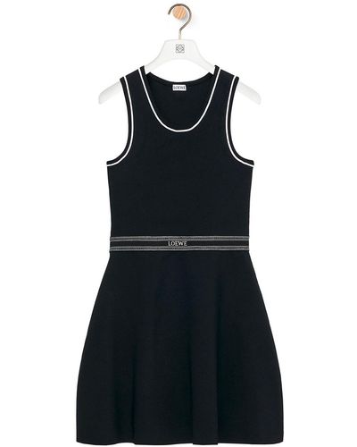 Loewe Viscose Dress - Black