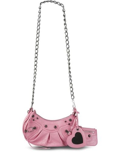 Balenciaga Shoulder Chain The Shits Bags - Pink