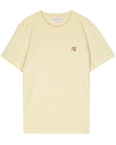 Maison Kitsuné Fox Head T-Shirt - Natural