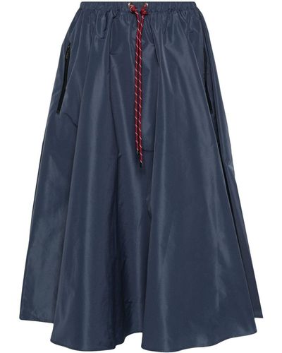 Miu Miu Technical Fabric Skirt - Blue