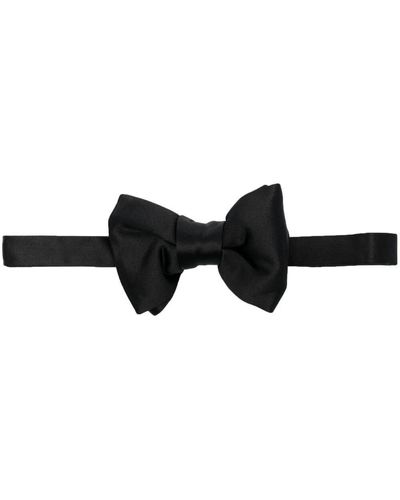 Tom Ford Satin Bow Tie - Black