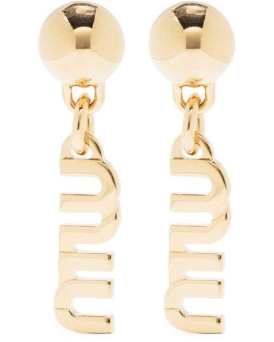 Miu Miu Earrings and ear cuffs for Women | Online Sale up to 34% off | Lyst  Canada