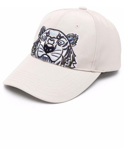 KENZO Tiger-embroidered Baseball Cap - Multicolour