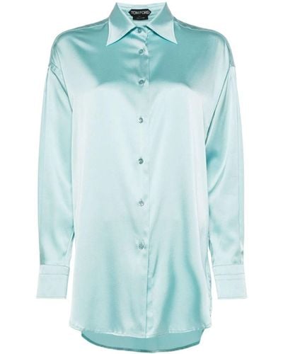 Tom Ford Relaxed Fit Shirt Clothing - Blue