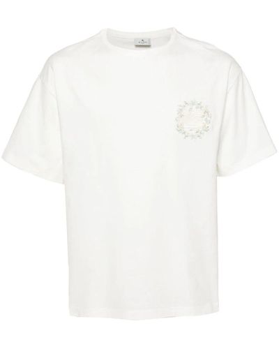 Etro T-shirt With Embroidery - White