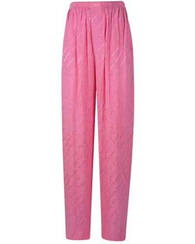 Balenciaga Pyjama Trousers - Pink