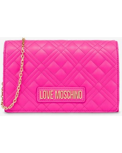 Moschino Smart Daily Bag Quilted - Rosa