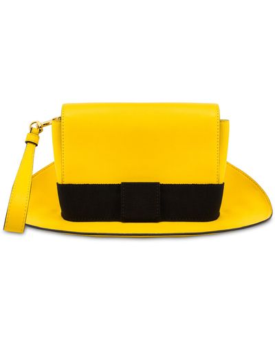 Moschino Hat Bag - Yellow