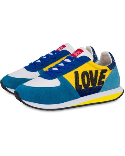 Moschino Walk Love Trainers - Blue
