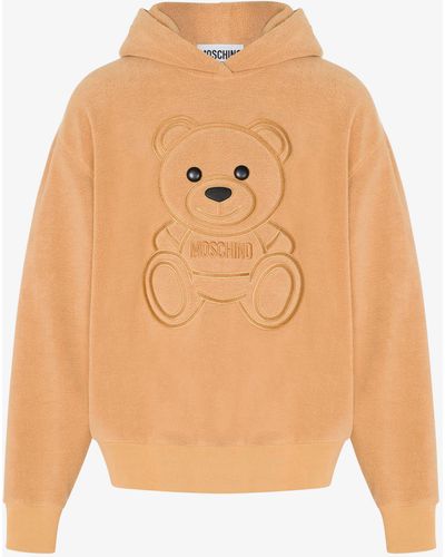 Moschino Sweatshirt Mit Kapuze Teddy Bear - Weiß