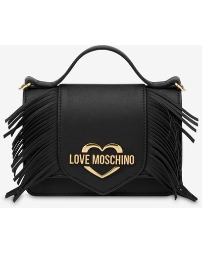 Moschino Mini Bag Fringes - Nero