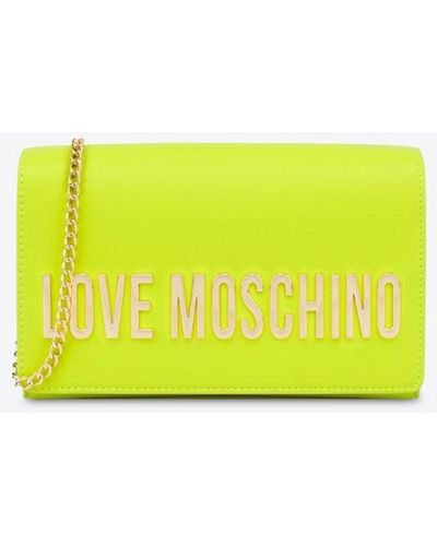 Moschino Maxi Lettering Smart Daily Bag - Yellow