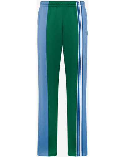 Moschino Oval Patch Nylon-cotton Technical Joggers - Green