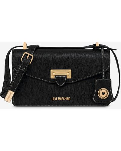 Moschino Click Shoulder Bag - Black