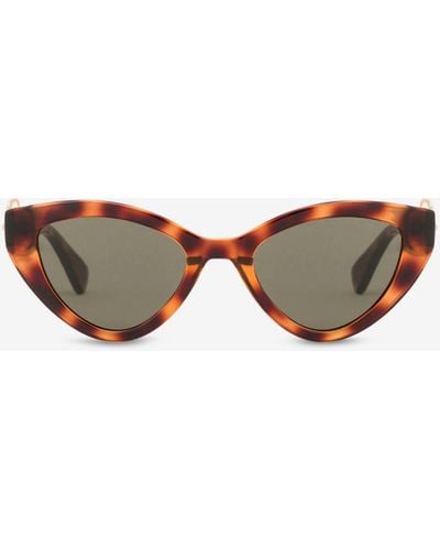 Moschino Buckle Tortoiseshell Sunglasses - Multicolor