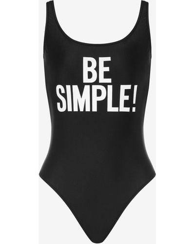 Moschino Be Simple! Swimsuit - Black