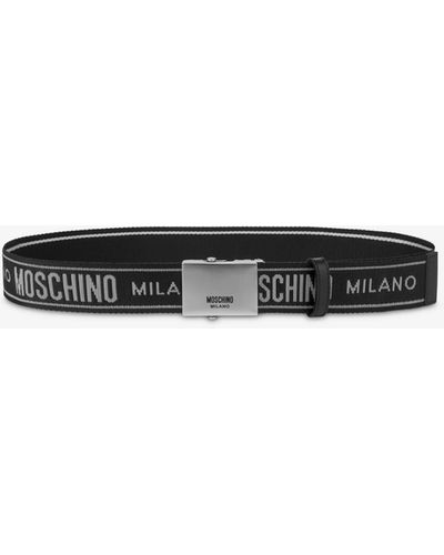 Moschino Cintura Logo Tape - Bianco