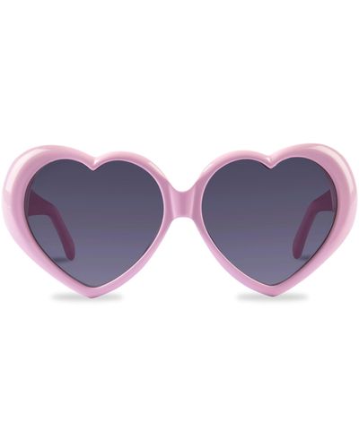 Moschino Hearts Sun Glasses - Purple