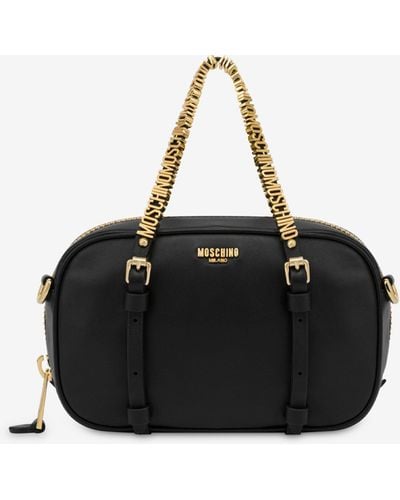 Moschino Mini Lettering Handbag - Black