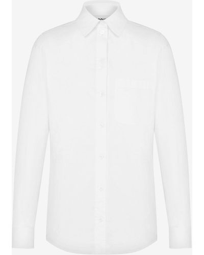 Moschino Pure Print Poplin Shirt - White
