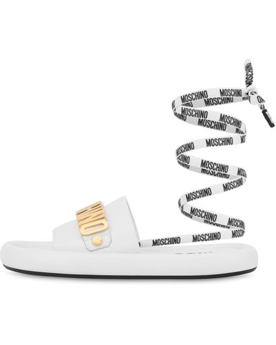 Moschino Puffy Sandals - Weiß