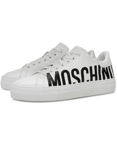 Moschino Sneaker Uomo In Saldo - Bianco