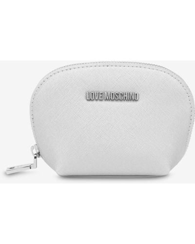 Moschino Love Gift Capsule Small Wash Bag - White
