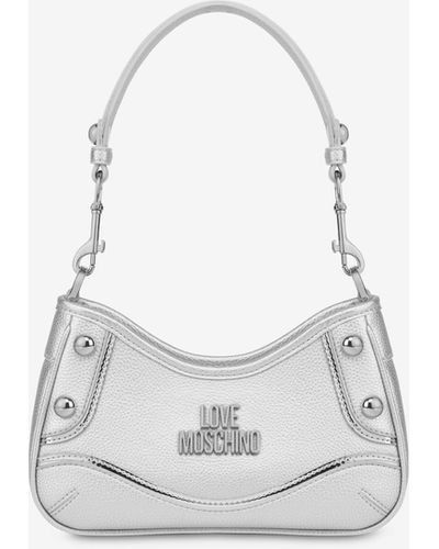 Moschino Rock'n'love Shoulder Bag - White