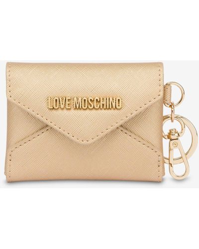 Moschino Love Gift Capsule Mini Envelope Pouch - Natural
