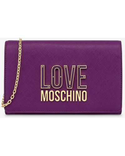 Moschino Jelly Logo Smart Daily Bag - Purple