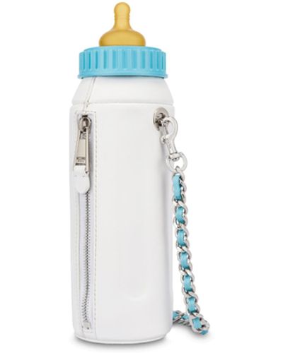 Moschino Baby Bottle Bag - White