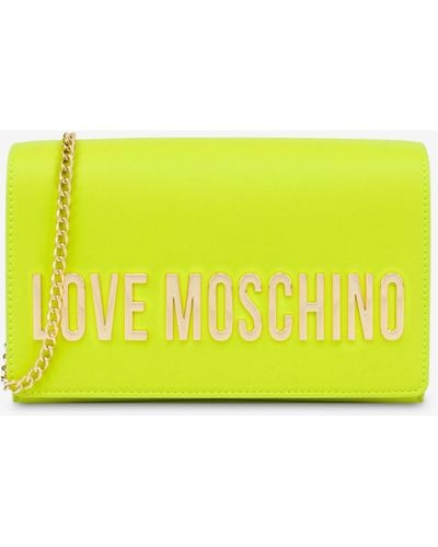 Moschino Smart Daily Bag Maxi Lettering - Gelb