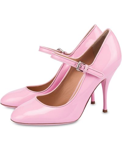 Moschino Patent Leather Mary Jane - Pink