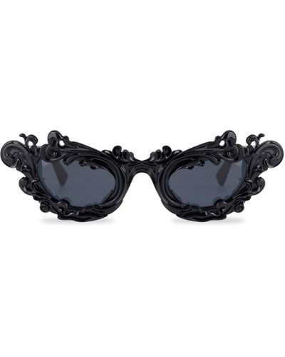 Moschino Frame Sun Glasses - Black