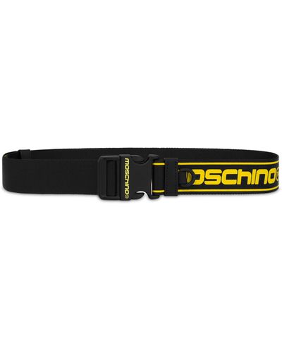 Moschino Tm Logo Belt - Black