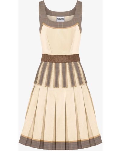 Moschino Inside Out Tailoring Dress - Natural