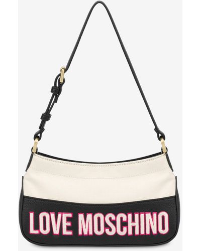 Moschino Free Time Shoulder Bag - White