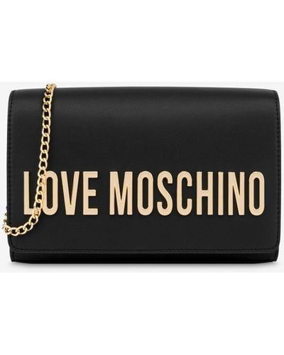 Love Moschino Maxi Lettering Smart Daily Bag - White