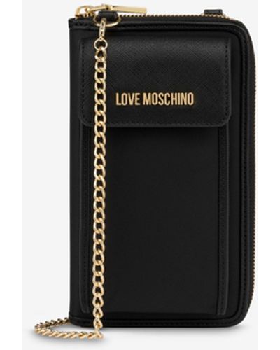 Moschino Mini Bag Für Smartphone - Weiß