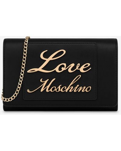 Moschino Lovely Love Shoulder Bag - Black