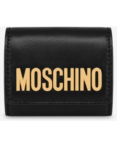 Moschino Custodia Airpods Lettering Logo - Bianco