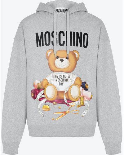Moschino Sweatshirt Mit Kapuze Tailor Teddy Bear - Grau