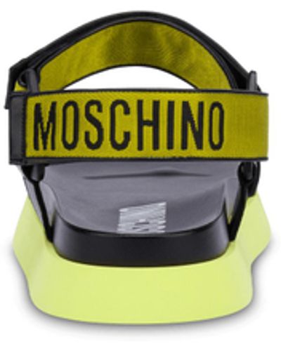 Moschino Multi Logo Sandals - Yellow