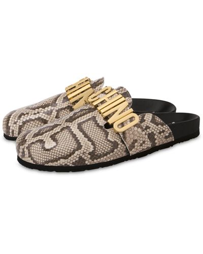White Moschino Slip-on shoes for Men | Lyst