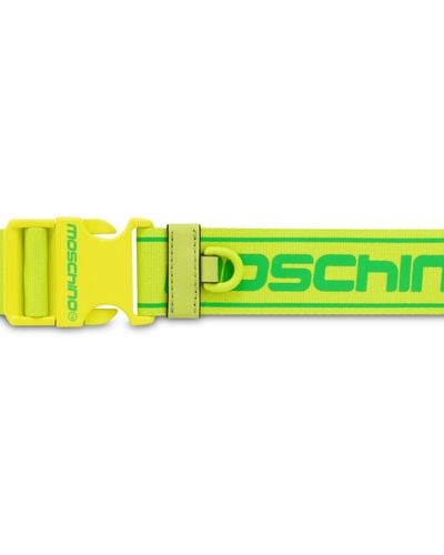 Moschino Tm Logo Belt - Green
