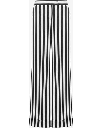 Moschino Archive Stripes Cady Trousers - White