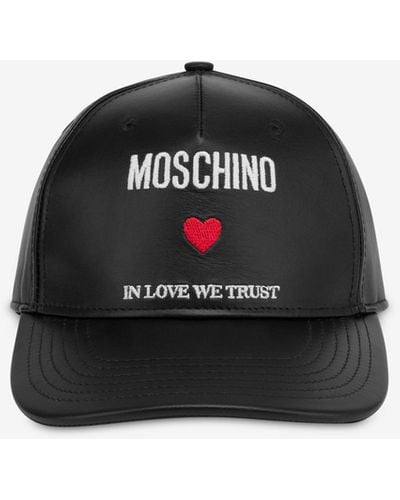Moschino In Love We Trust Visor Cap - Black
