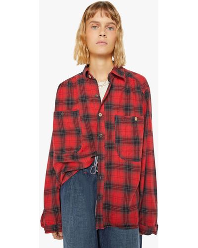 Dr. Collectors Picasso Shirt Plaid - Red